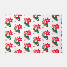 Felpudo Rosa Desierto Red Adenium Flor Verano Oasis Beach