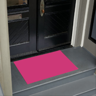 Felpudo Rosa eléctrico sólido