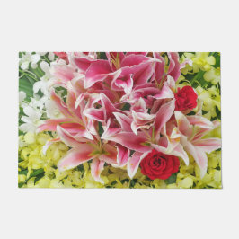 Felpudo rosa, namaste, meditación, zen, tienda, planta, na