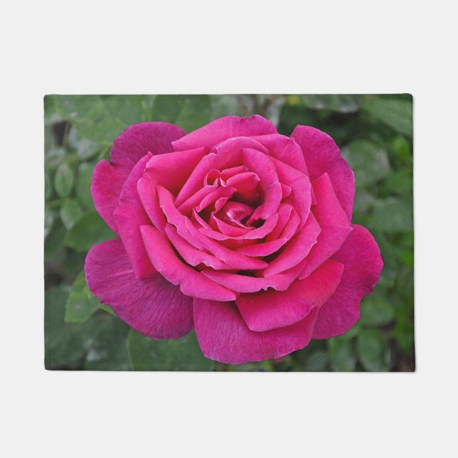 Felpudo Rosa rosa simple (Anverso)
