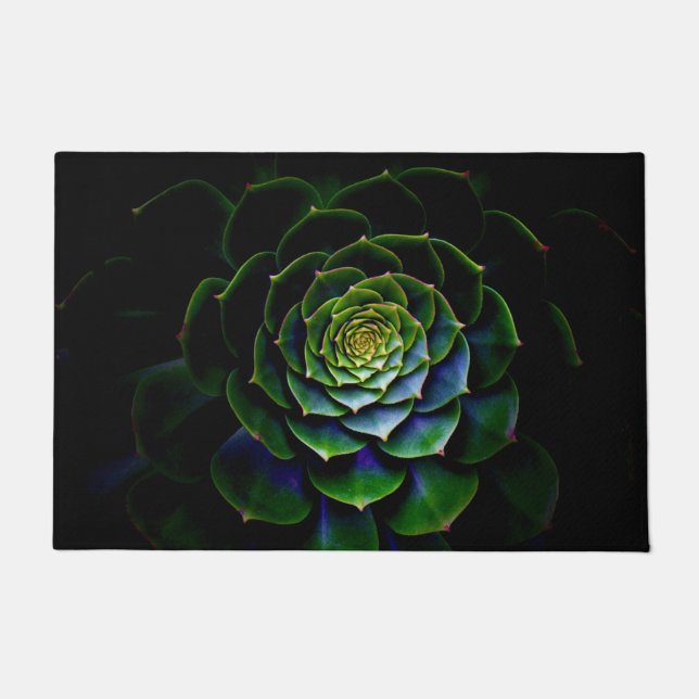 Felpudo rosa verde (Anverso)