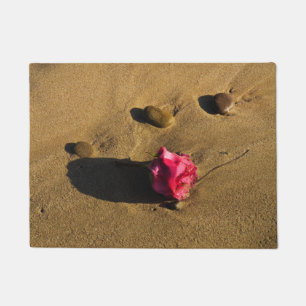 Felpudo Rosa y Piedras