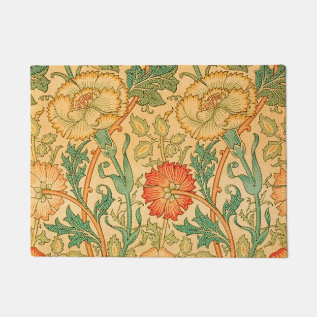 Felpudo Rosa y subió por William Morris (Anverso)