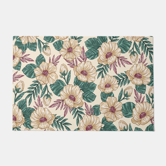 Felpudo Rosas (Anverso)