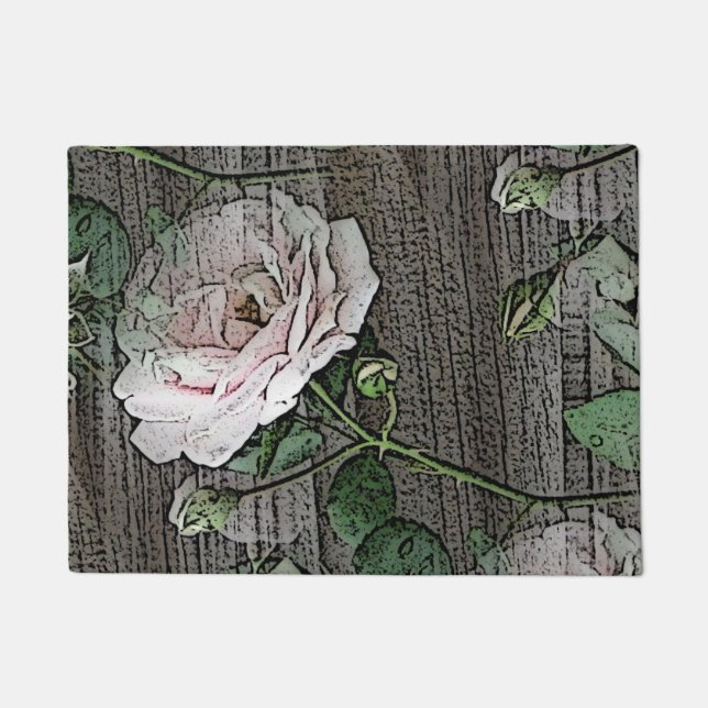 Felpudo Rosas (Anverso)