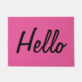 Felpudo Rosas fuertes - hola Doormat