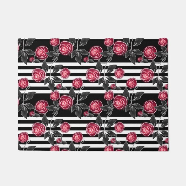 Felpudo Rosas rojas (Anverso)