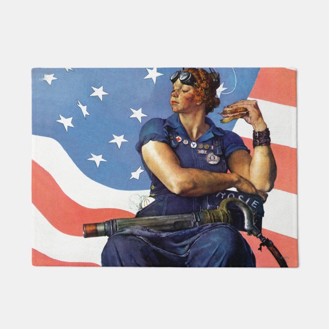 Felpudo Rosie the Riveter (Anverso)