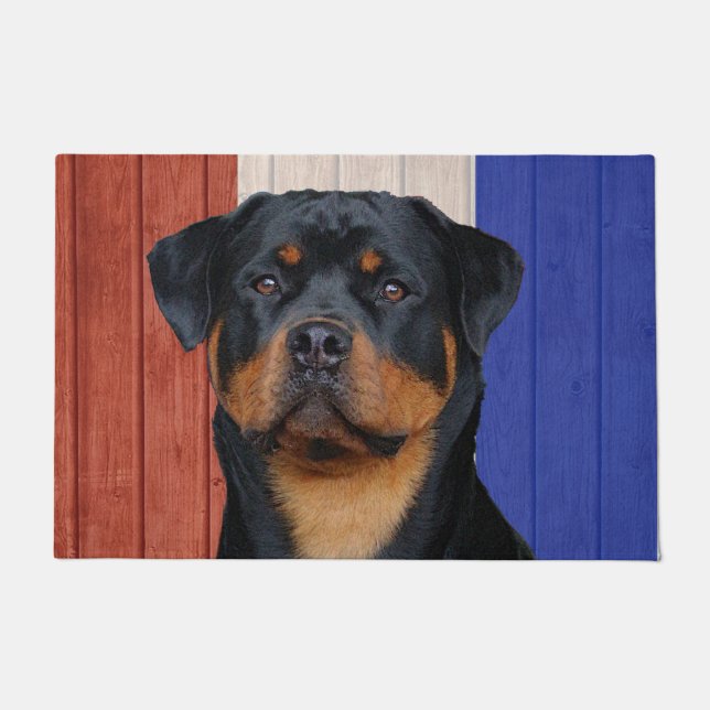 Felpudo Rottweiler   (Anverso)