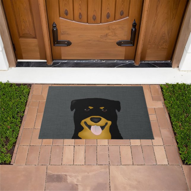 Felpudo Rottweiler Doormat (Exterior)