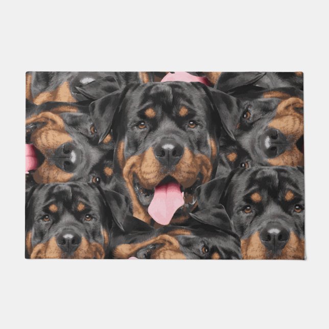 Felpudo Rottweiler - Metzgerhund (Anverso)