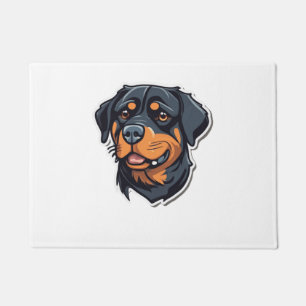 Felpudo Rottweiler Royalty Patsitive Adorable Rottie Cha