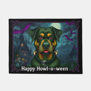 Felpudo Rottweilerstein Feliz Día de Brujas