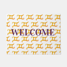 Rótulo de Astrología Gemini de bienvenida