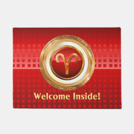 Felpudo Rótulo del zodiaco del aries