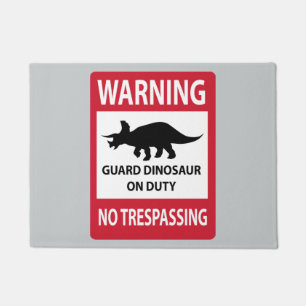 Felpudo Rótulo sin traspaso (Triceratops)