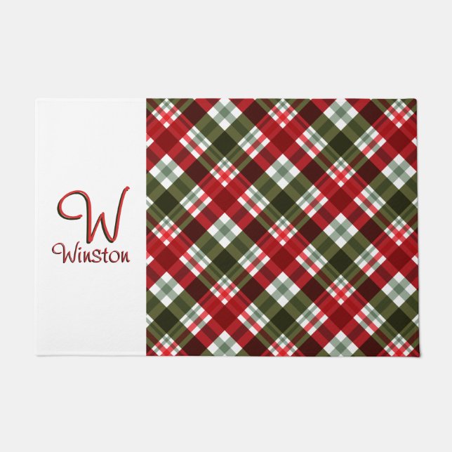 Felpudo Royal Stewart Tartan Plaid (Anverso)