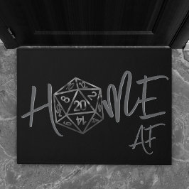 Felpudo RPG Home AF | Fantasía Tabletop Retro Gamer Dice