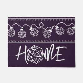 Felpudo RPG Luces Purple | Fantasía Tabletop Gamer Dice