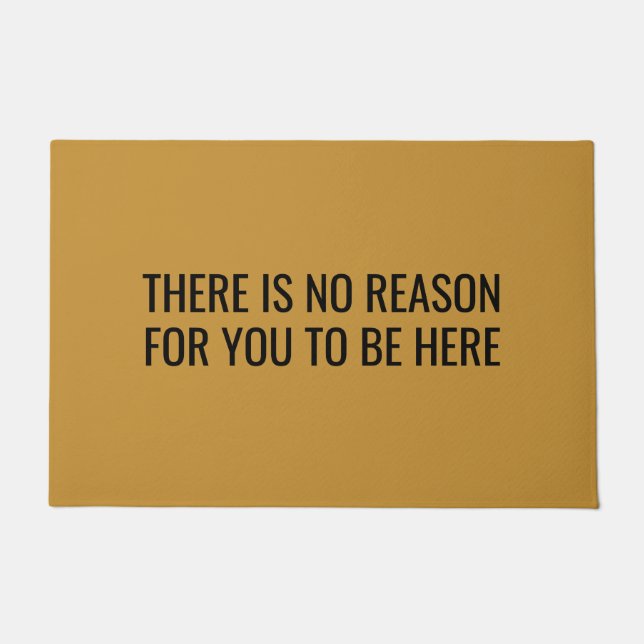 Felpudo Ruda cómica sarcástica (Anverso)