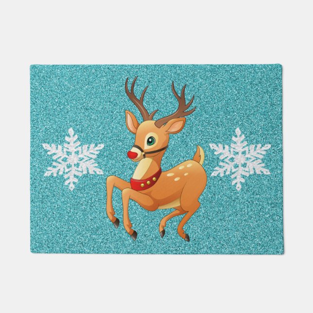 Felpudo Rudolph Prancing Doormat (Anverso)