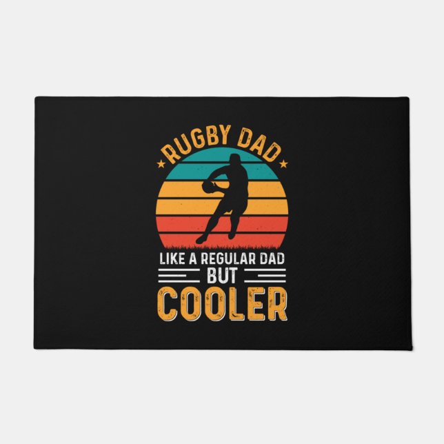 Felpudo Rugby Dad (Anverso)