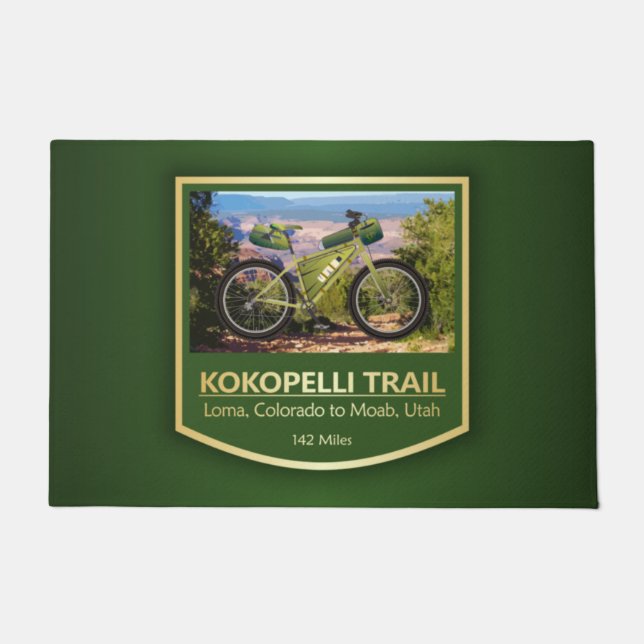 Felpudo Ruta Kokopelli (bicicleta2) (Anverso)