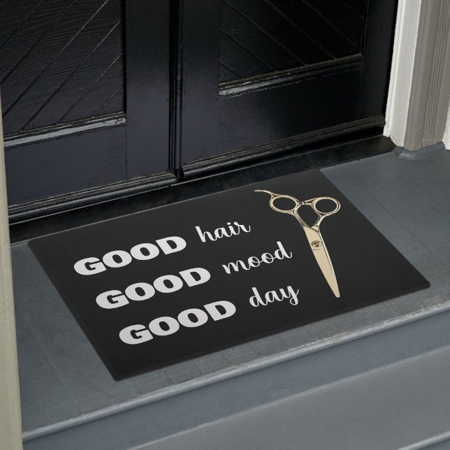 Felpudo Salón de pelo Buenos días Todos los días Bienvenid (Subido por el creador)