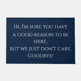 Felpudo Saludo grosero divertido