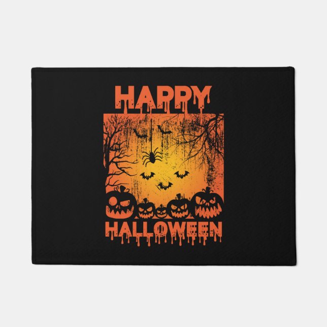 Felpudo Saludos de Halloween (Anverso)