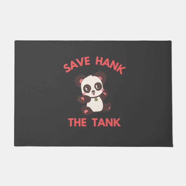 Felpudo Salvar a Hank El Tanque Divertido (Anverso)