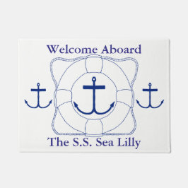 Felpudo Salvavidas y tapicería de puerta de anclaje (impre