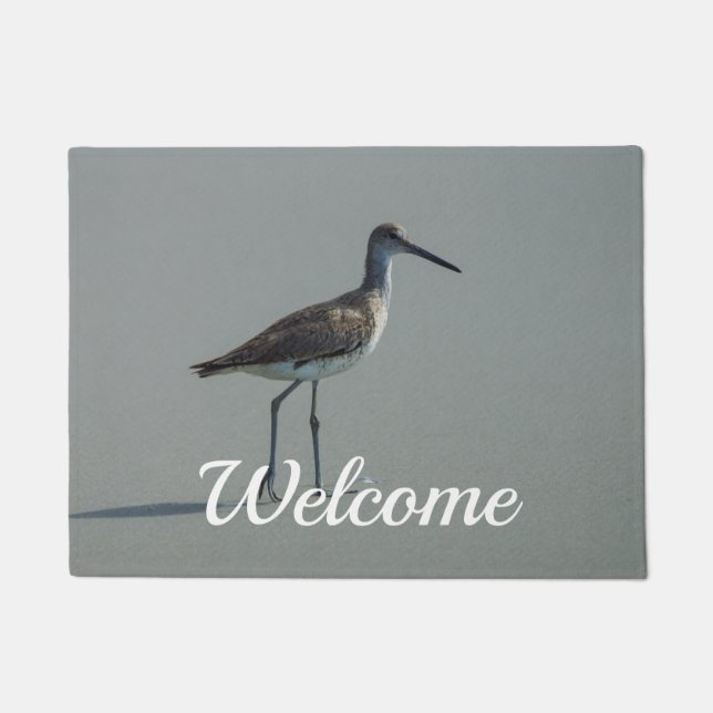Felpudo Sandpiper Pose Welcome Doormat (Anverso)