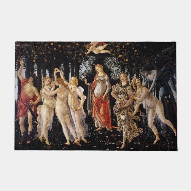 Felpudo Sandro Botticelli - La Primavera (Anverso)