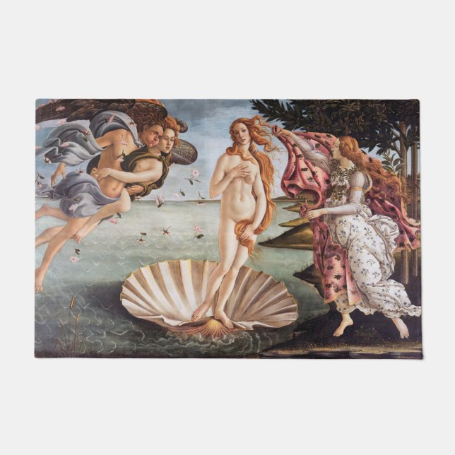 Felpudo Sandro Botticelli - Nacimiento de Venus (Anverso)