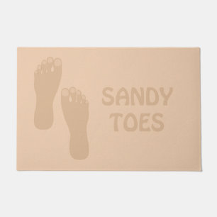 Felpudo Sandy Toes Beach House Door Mat