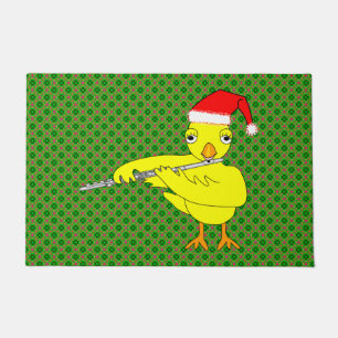 Felpudo Santa Cap Flute Chick