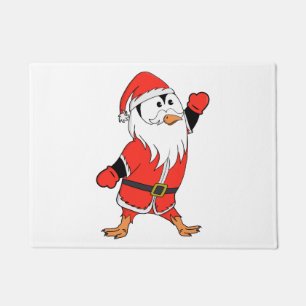 Felpudo Santa Claus Penguin lista para Navidades