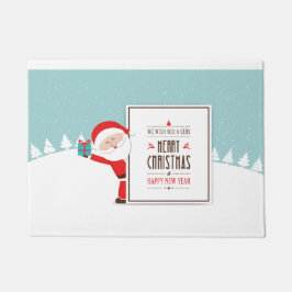 Felpudo Santa Claus Te Deseamos Una Feliz Puerta De Navida