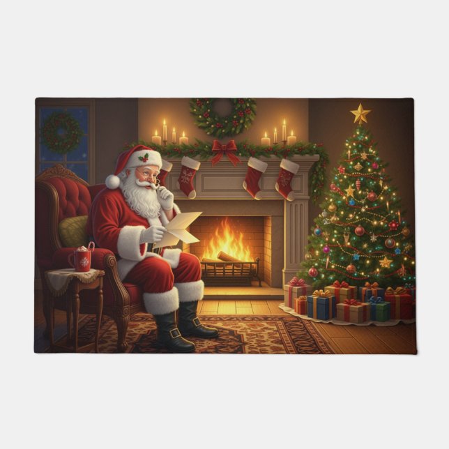 Felpudo Santa Door Mat (Anverso)