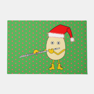 Felpudo Santa Hat Flute Egghead