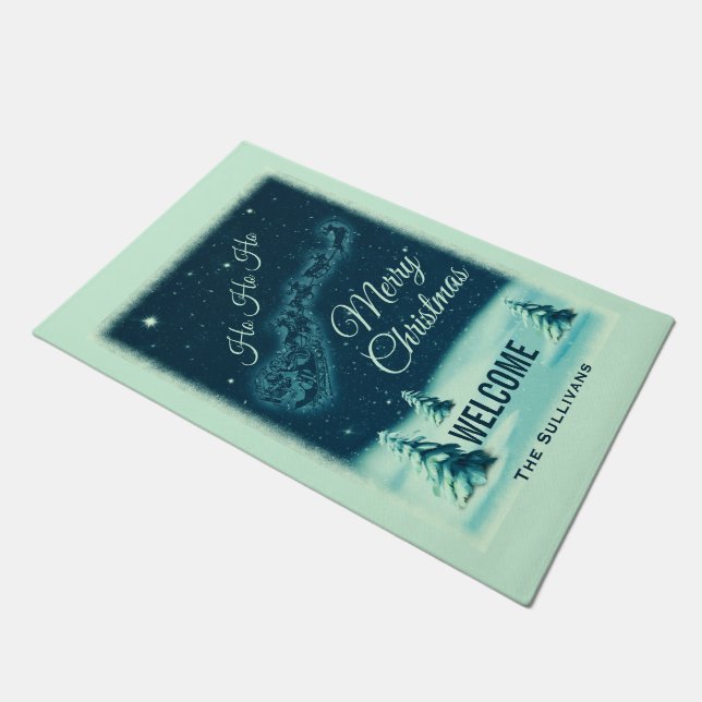 Felpudo Santa y sus Navidades de renos (Angular)