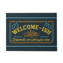 sarcástico de bienvenida Verde azulado/amarillo/Na