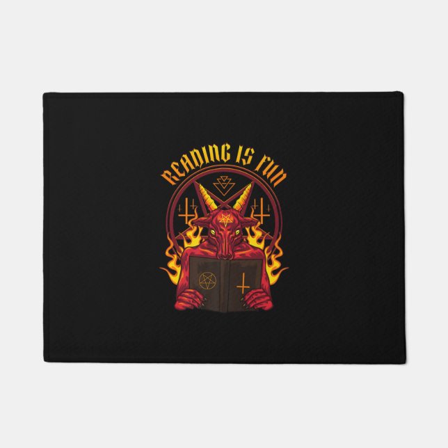 Felpudo Satanic Pagan Goat Premium (Anverso)