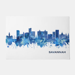 Felpudo Savannah USA Skyline Blue