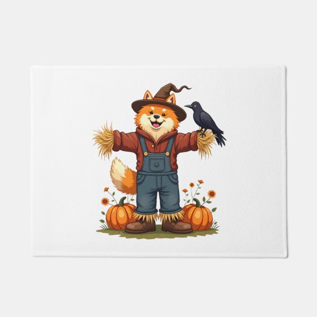 Felpudo Scarecrow Samoyed Dog (Anverso)