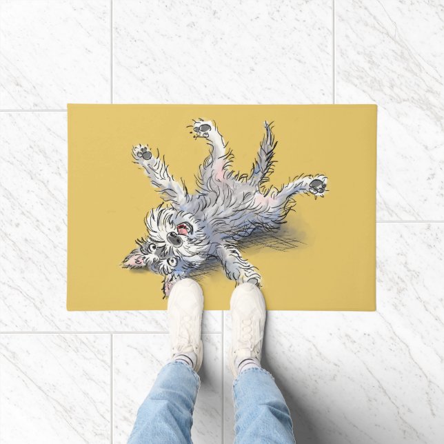 Felpudo Schnauzer Door Mat (Interior)