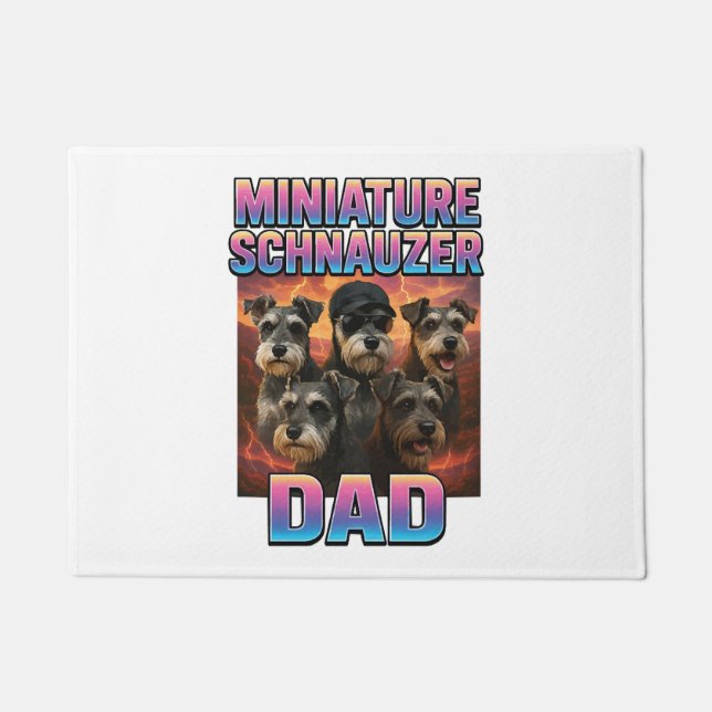 Felpudo Schnauzer en miniatura (Anverso)