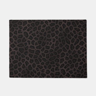 Felpudo Schwarze Jaguar Flecken Druck