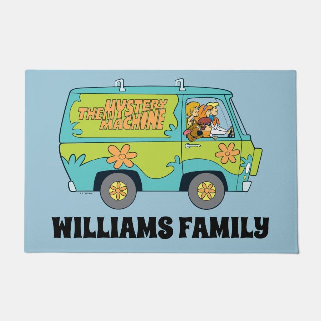 Felpudo Scooby-Doo Happy Walk | Añadir su nombre Doormat (Anverso)